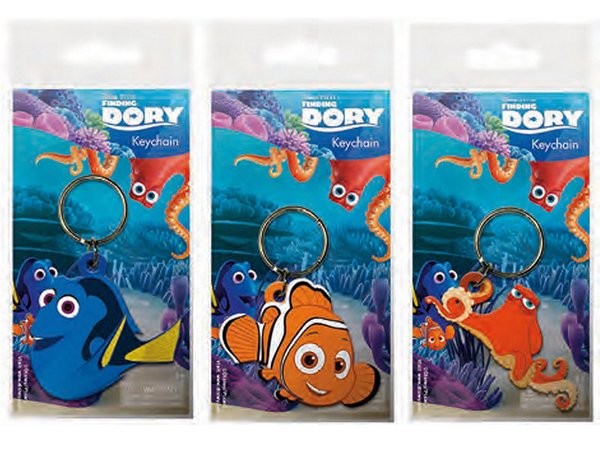 Disney Pixar Finding Dory 2D Keychain, Nemo, Orange